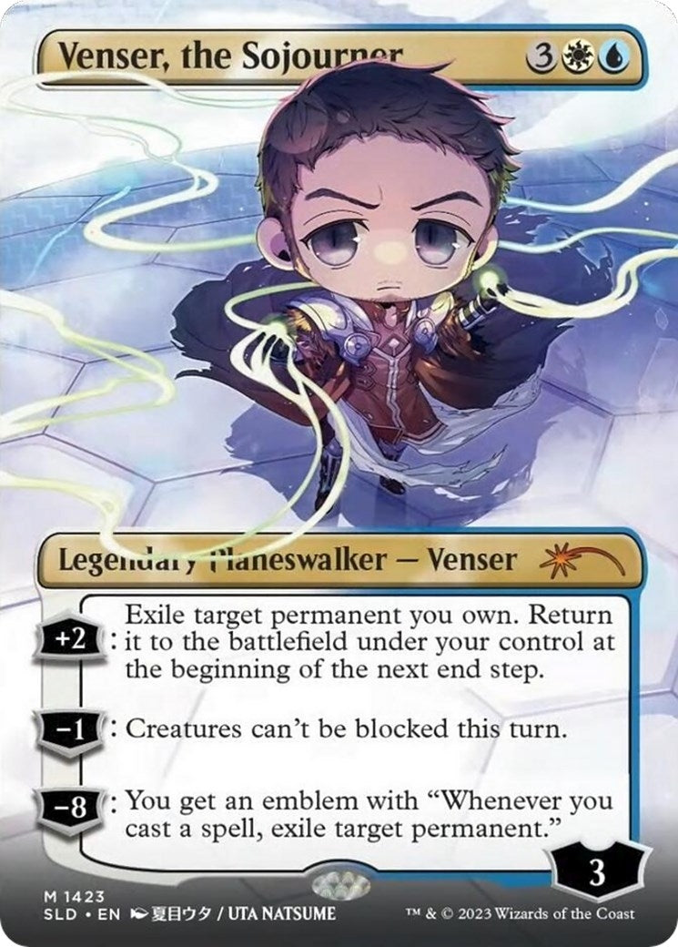 Image for Venser, the Sojourner (Rainbow Foil) (1423) (SLD) - Magic: The Gathering