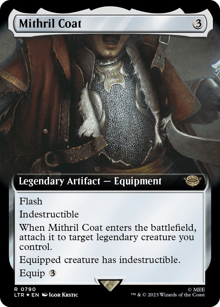 Image for Mithril Coat (Extended Art) (Surge Foil) (790) - Magic: The Gathering