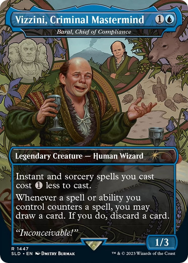 Image for Vizzini, Criminal Mastermind - Baral, Chief of Compliance (1447) - Magic: The Gathering