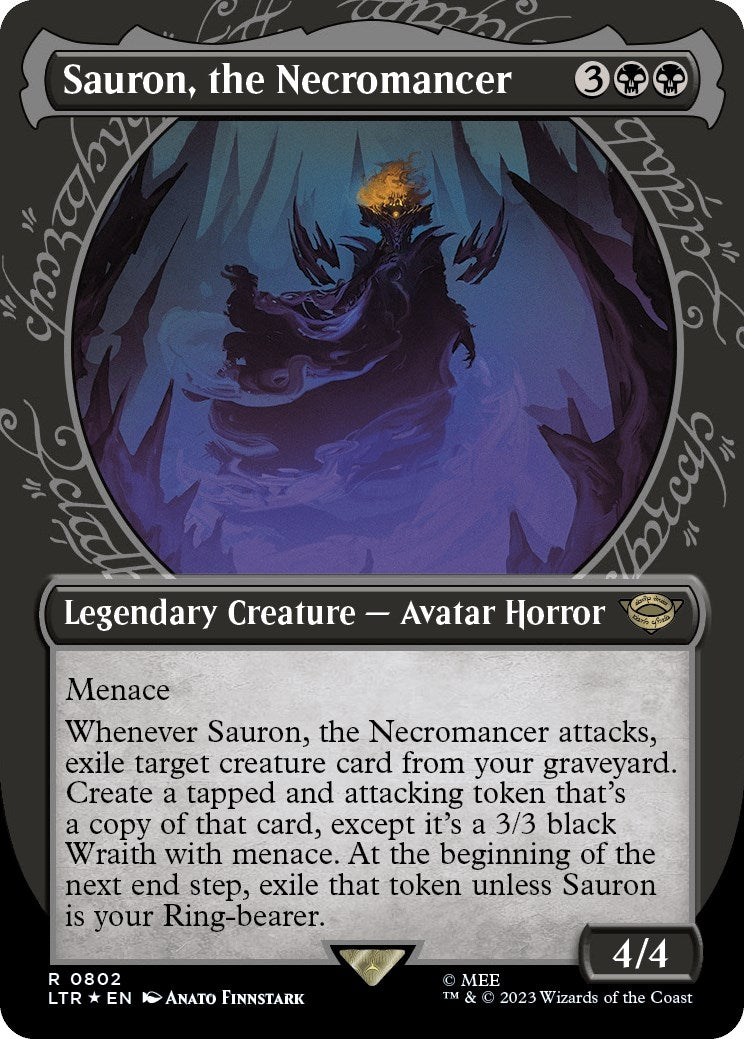 Image for Sauron, the Necromancer (Showcase) (Surge Foil) (802) - Magic: The Gathering