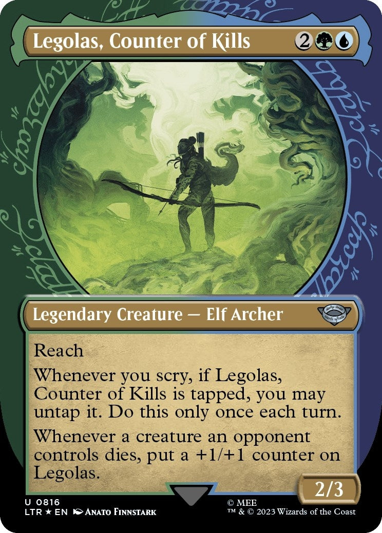 Image for Legolas, Counter of Kills (Showcase) (Surge Foil) (816) - Magic: The Gathering