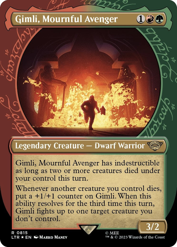 Image for Gimli, Mournful Avenger (Showcase) (Surge Foil) (815) - Magic: The Gathering