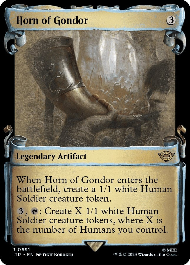 Image for Horn of Gondor (Showcase Scrolls) (691) - Magic: The Gathering