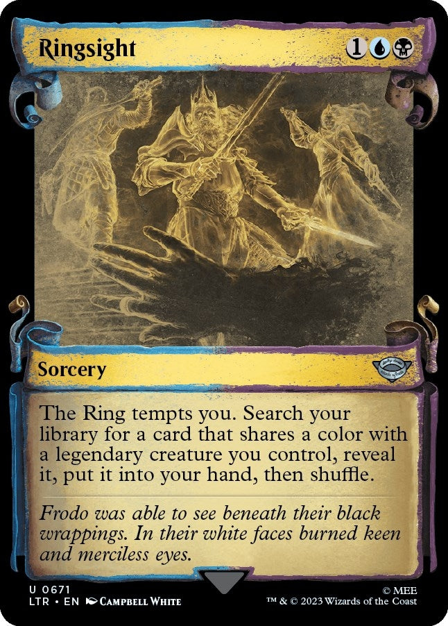 Image for Ringsight (Showcase Scrolls) (671) - Magic: The Gathering