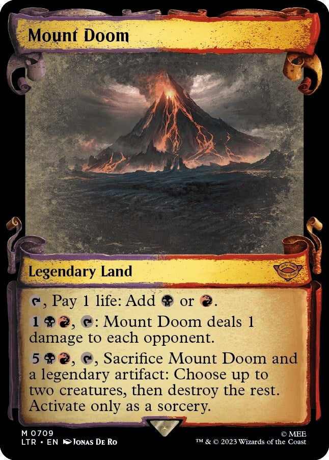 Image for Mount Doom (Showcase Scrolls) (709) - Magic: The Gathering