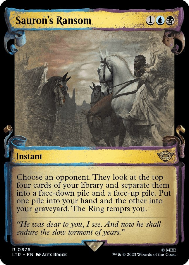 Image for Sauron's Ransom (Showcase Scrolls) (676) - Magic: The Gathering