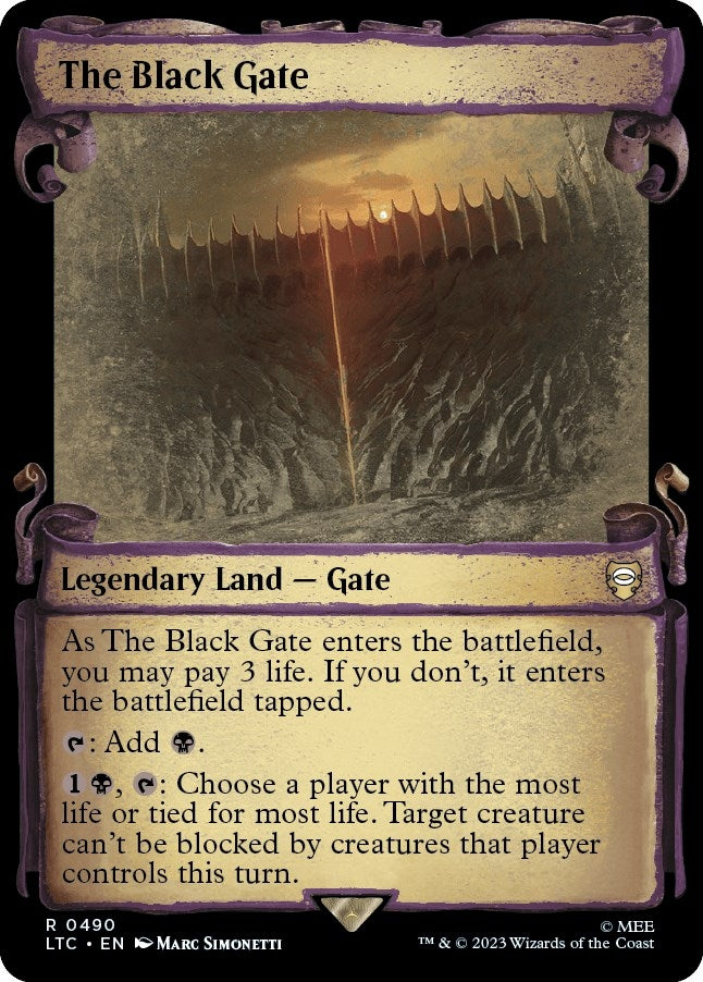 Image for The Black Gate (Showcase Scrolls) (490) - Magic: The Gathering