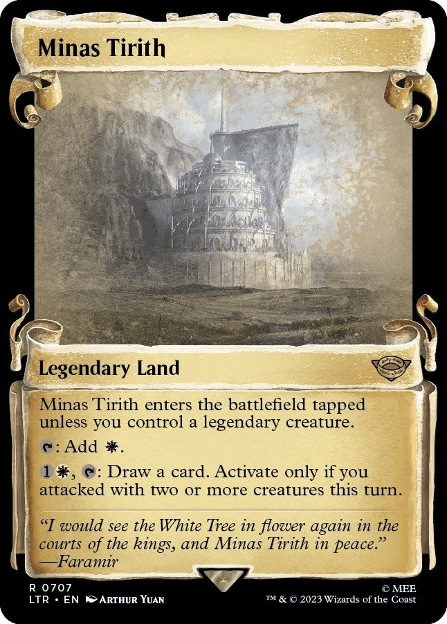 Image for Minas Tirith (Showcase Scrolls) (707) - Magic: The Gathering