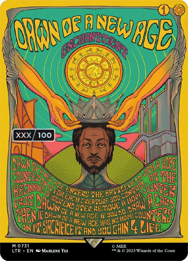 Image for Dawn of a New Age (Borderless Poster) (Serial Numbered) (731) - Magic: The Gathering