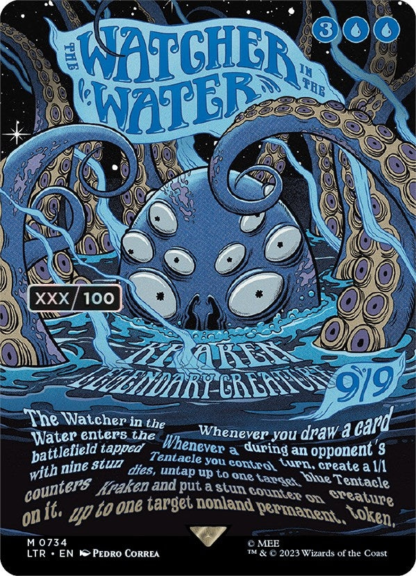 Image for The Watcher in the Water (Borderless Poster) (Serial Numbered) (734) - Magic: The Gathering