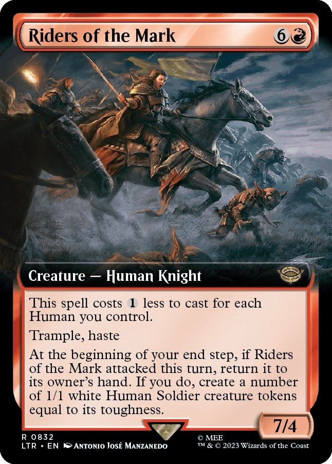 Image for Riders of the Mark (Extended Art) (832) - Magic: The Gathering