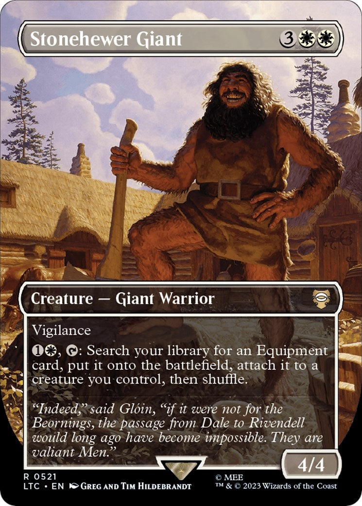 Image for Stonehewer Giant (Borderless) (521) - Magic: The Gathering