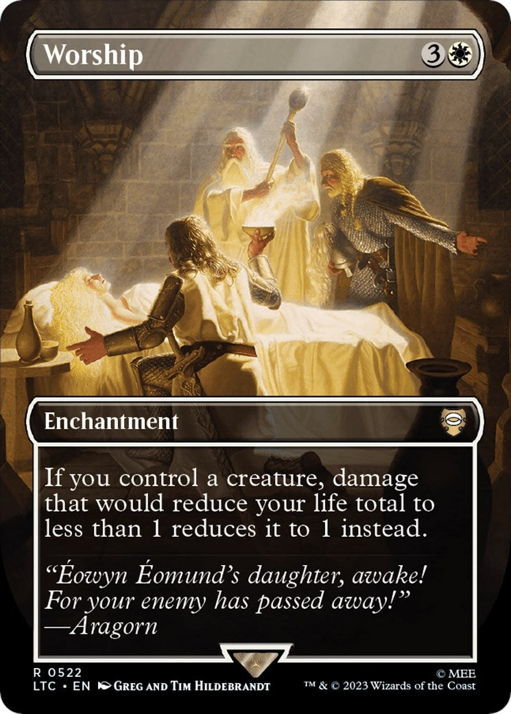 Image for Worship (Borderless) (522) - Magic: The Gathering