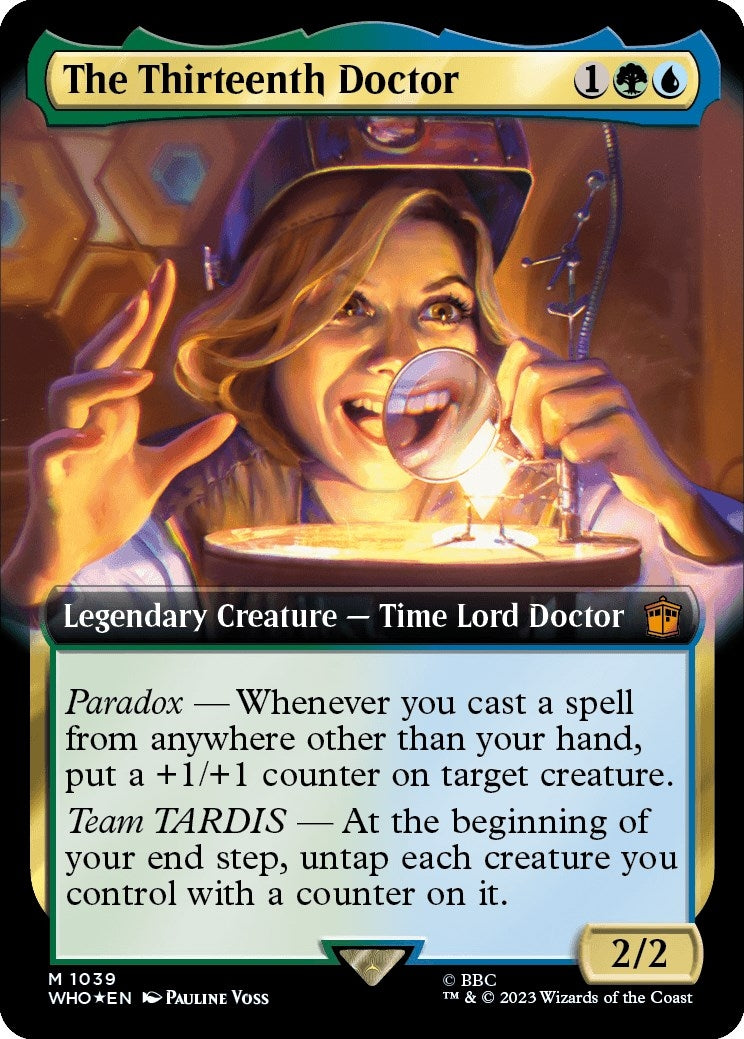 Image for The Thirteenth Doctor (Extended Art) (Surge Foil) (1039) - Magic: The Gathering