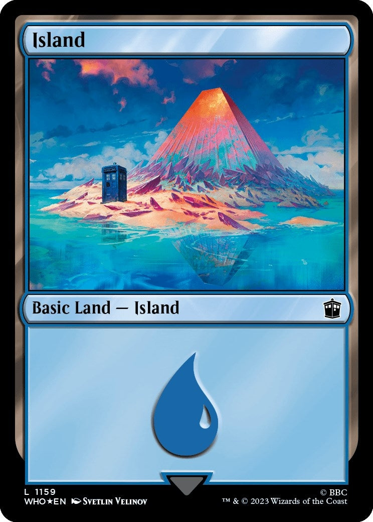 Image for Island (1159) (Surge Foil) (1159) - Magic: The Gathering