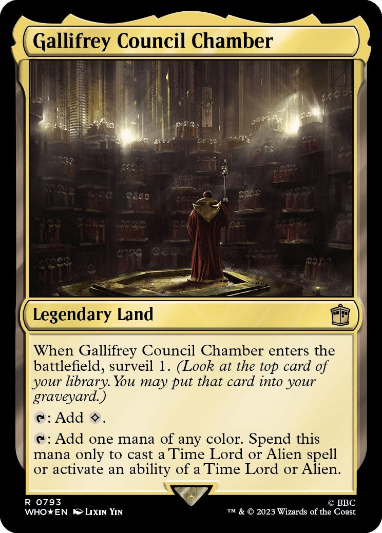 Image for Gallifrey Council Chamber (Surge Foil) (793) - Magic: The Gathering