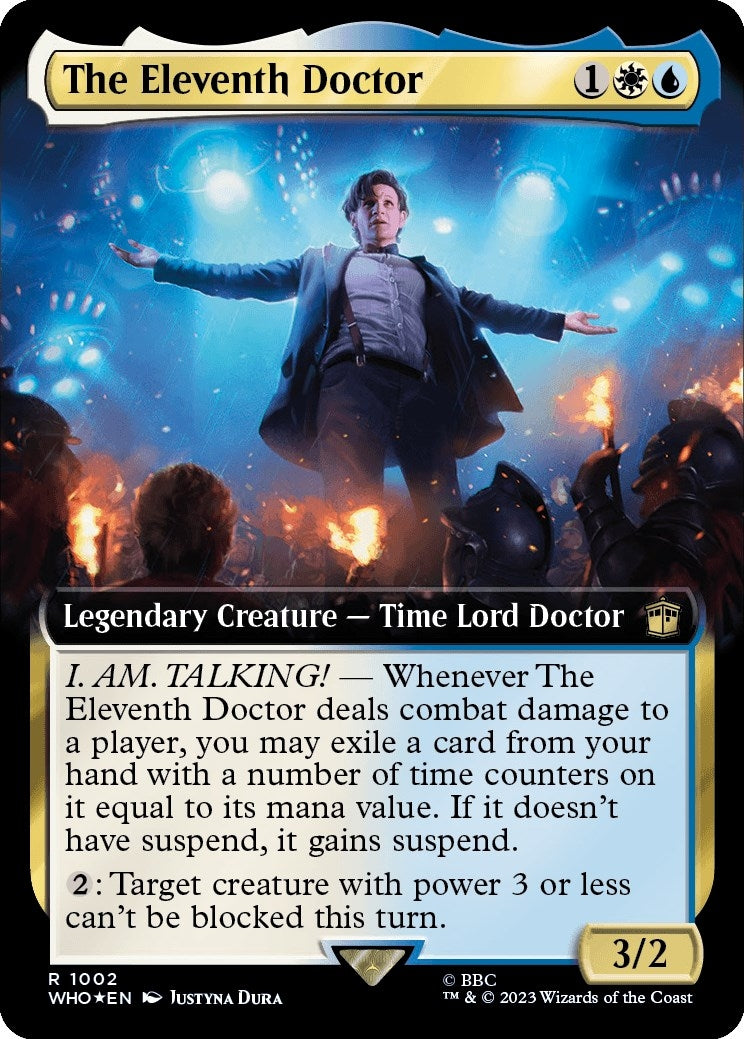 Image for The Eleventh Doctor (Extended Art) (Surge Foil) (1002) - Magic: The Gathering