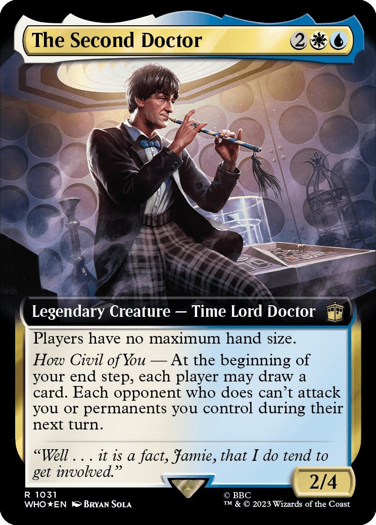 Image for The Second Doctor (Extended Art) (Surge Foil) (1031) - Magic: The Gathering
