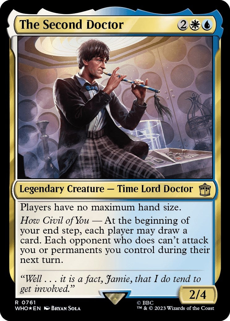 Image for The Second Doctor (Surge Foil) (761) - Magic: The Gathering
