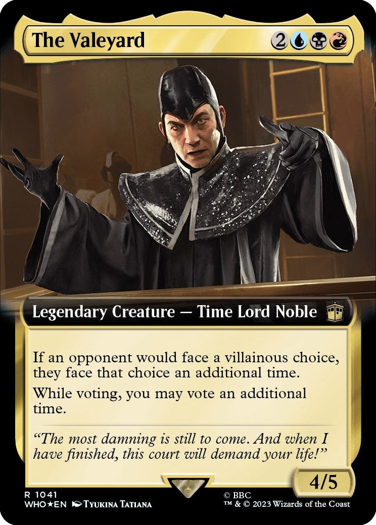 Image for The Valeyard (Extended Art) (Surge Foil) (1041) - Magic: The Gathering