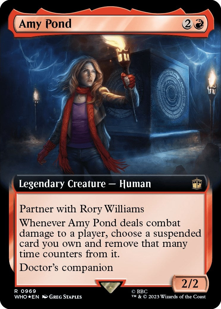 Image for Amy Pond (Extended Art) (Surge Foil) (969) (WHO) - Magic: The Gathering