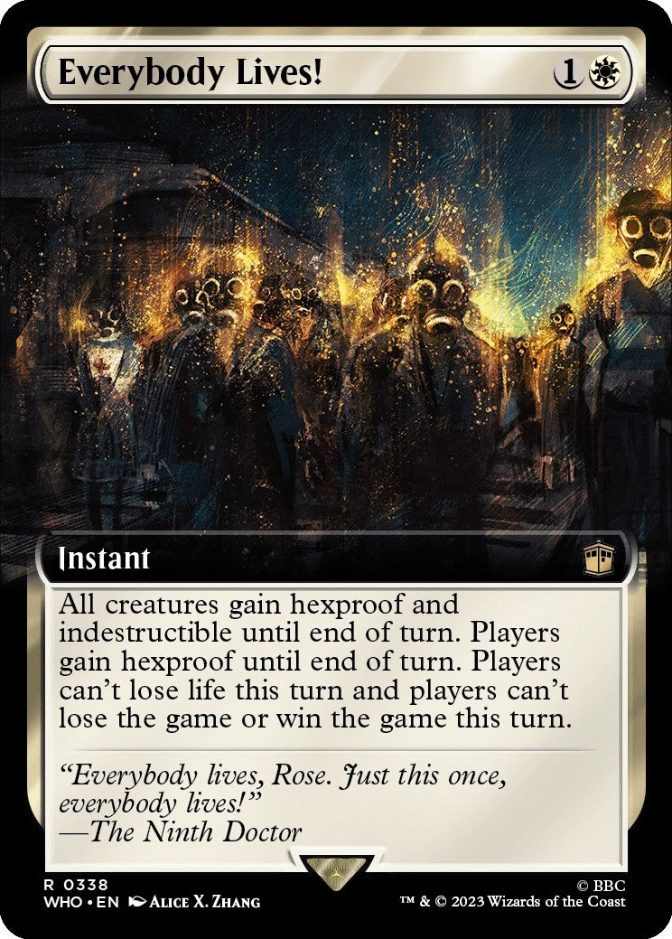 Image for Everybody Lives! (Extended Art) (338) - Magic: The Gathering