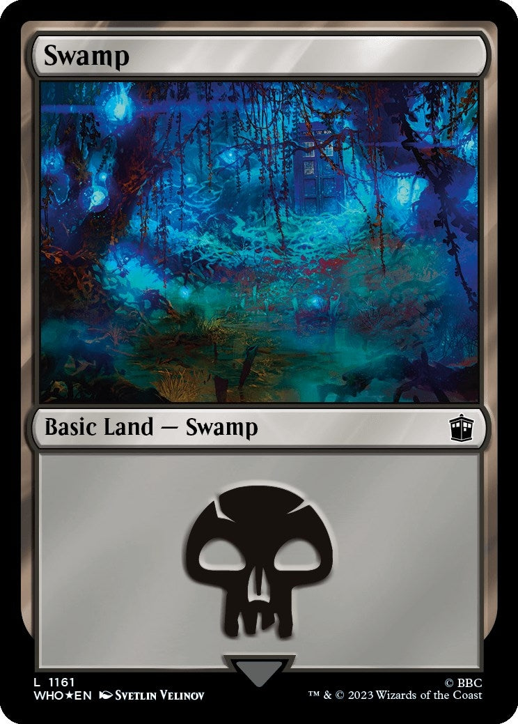 Image for Swamp (1161) (Surge Foil) (1161) - Magic: The Gathering