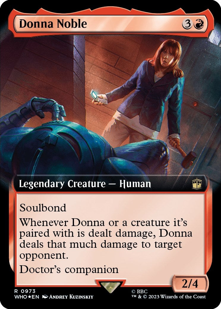 Image for Donna Noble (Extended Art) (Surge Foil) (973) - Magic: The Gathering