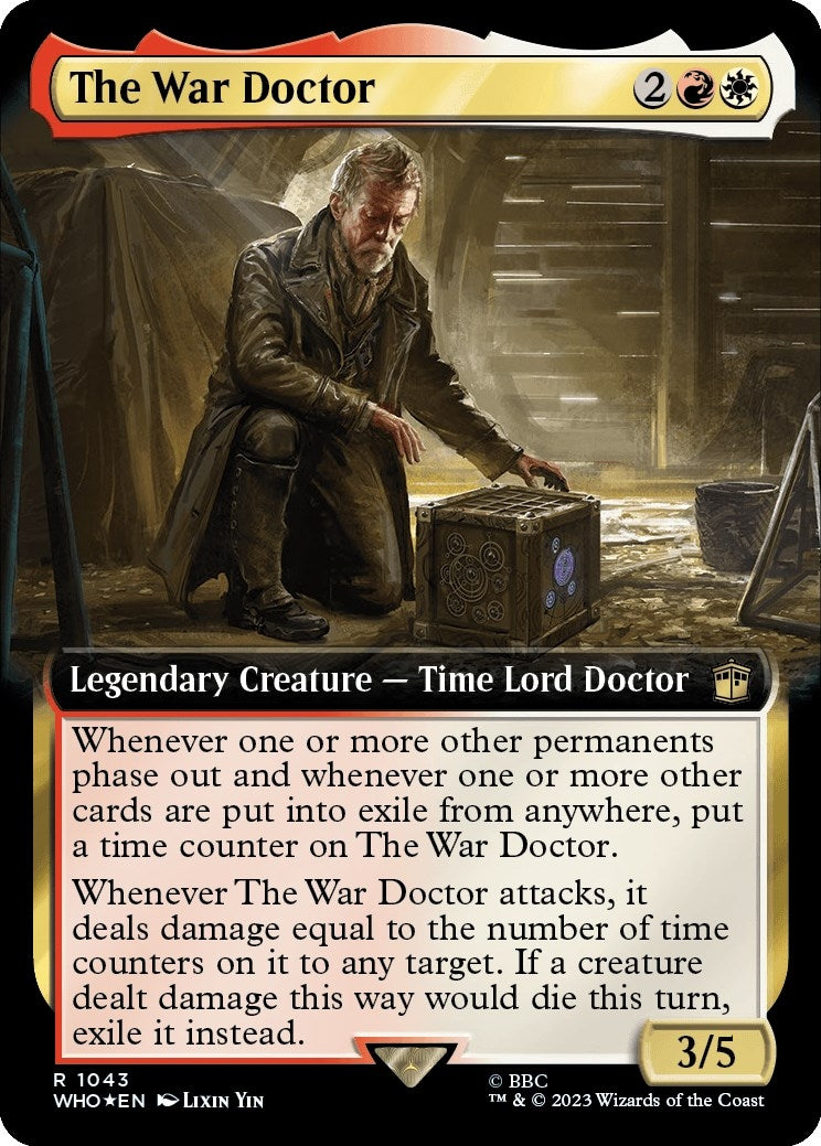 Image for The War Doctor (Extended Art) (Surge Foil) (1043) - Magic: The Gathering