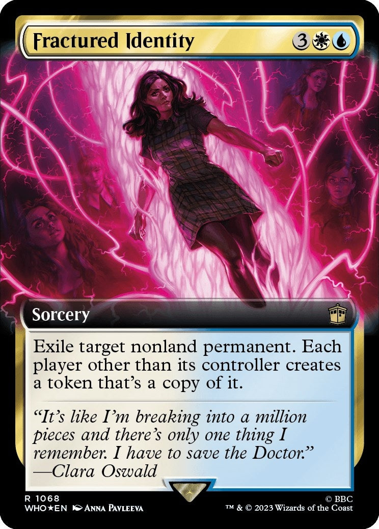 Image for Fractured Identity (Extended Art) (Surge Foil) (1068) - Magic: The Gathering