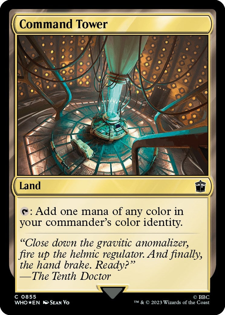 Image for Command Tower (0855) (Surge Foil) (855) - Magic: The Gathering