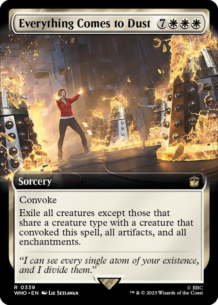 Image for Everything Comes to Dust (Extended Art) (339) - Magic: The Gathering