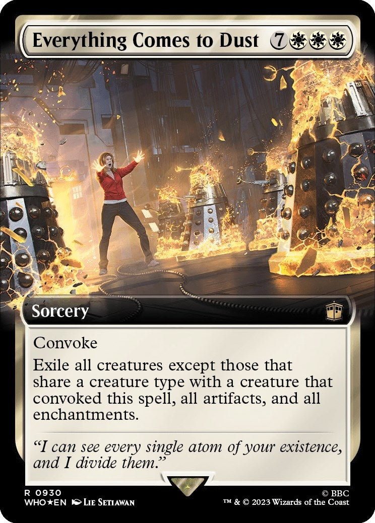 Image for Everything Comes to Dust (Extended Art) (Surge Foil) (930) - Magic: The Gathering