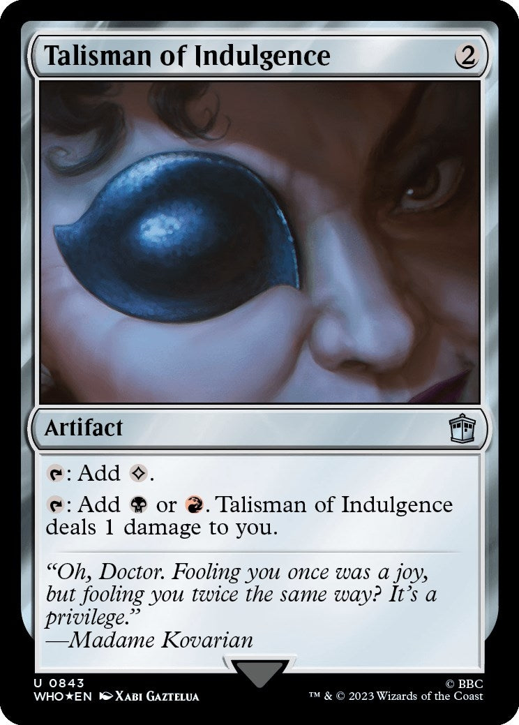 Image for Talisman of Indulgence (Surge Foil) (843) - Magic: The Gathering