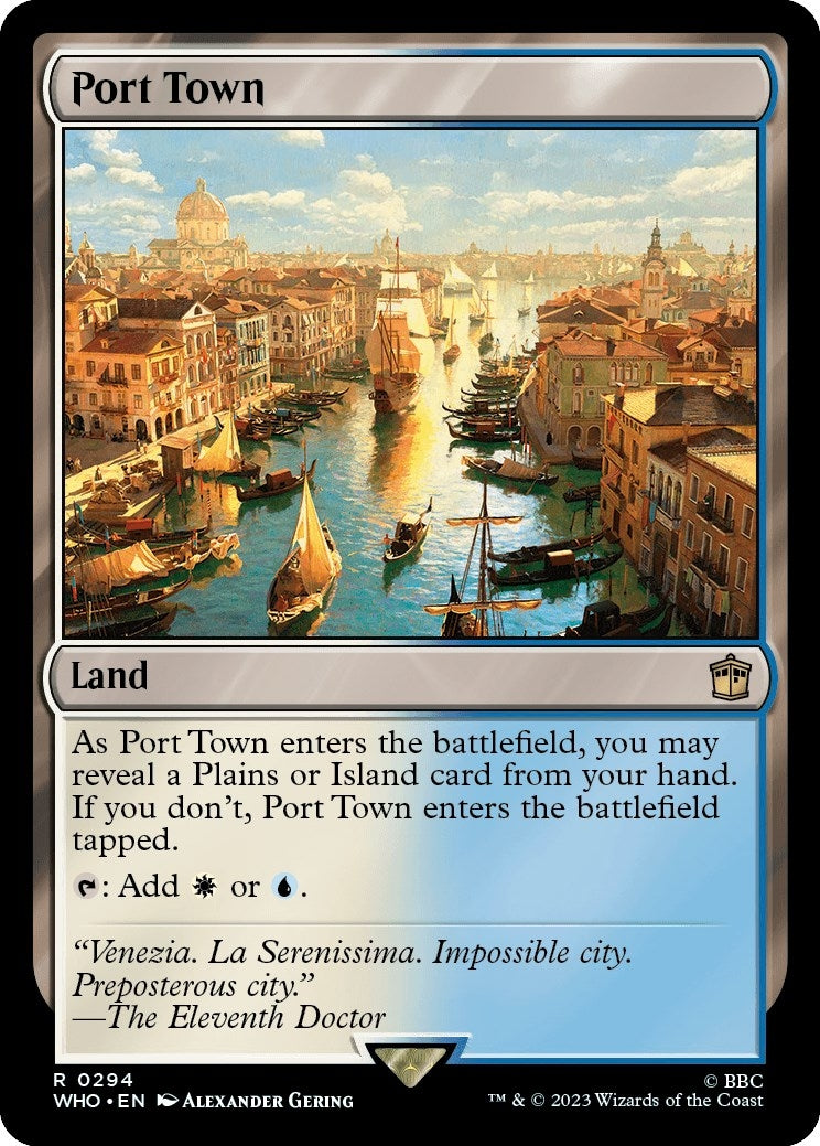 Image for Port Town (294) - Magic: The Gathering