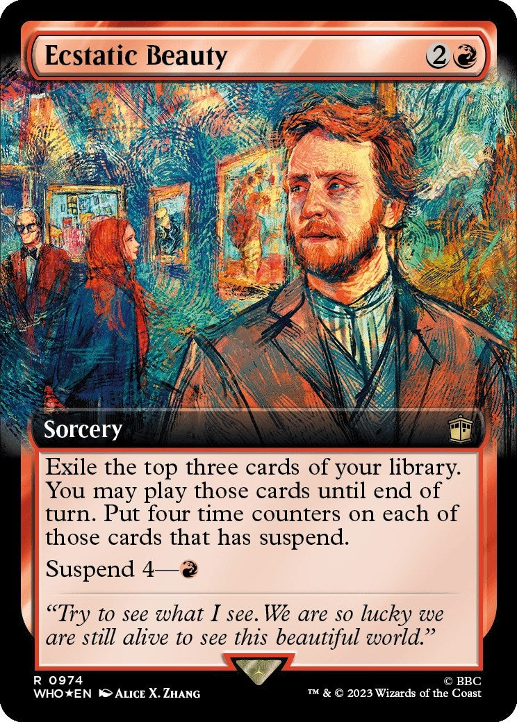 Image for Ecstatic Beauty (Extended Art) (Surge Foil) (974) - Magic: The Gathering