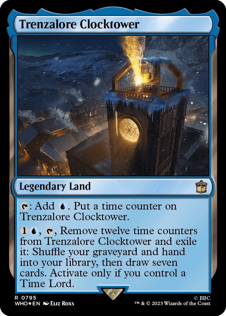 Image for Trenzalore Clocktower (Surge Foil) (795) - Magic: The Gathering