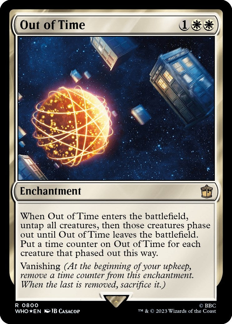 Image for Out of Time (Surge Foil) (800) - Magic: The Gathering