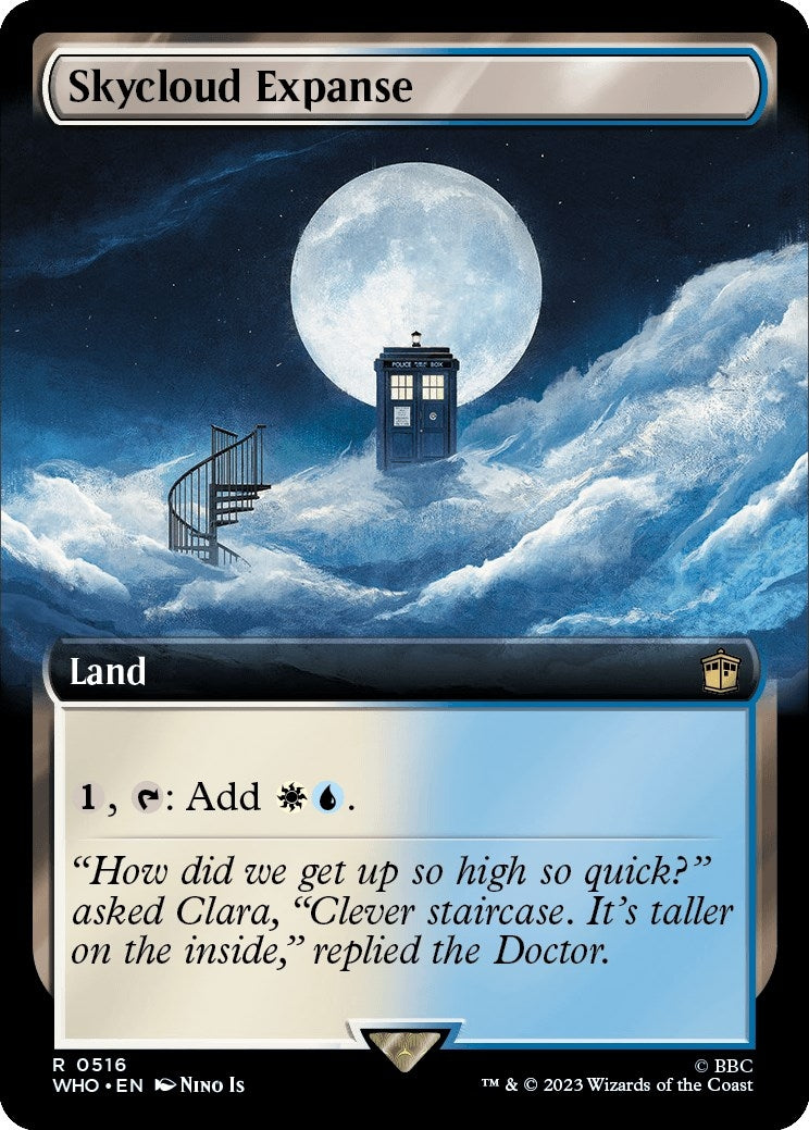 Image for Skycloud Expanse (Extended Art) (516) - Magic: The Gathering