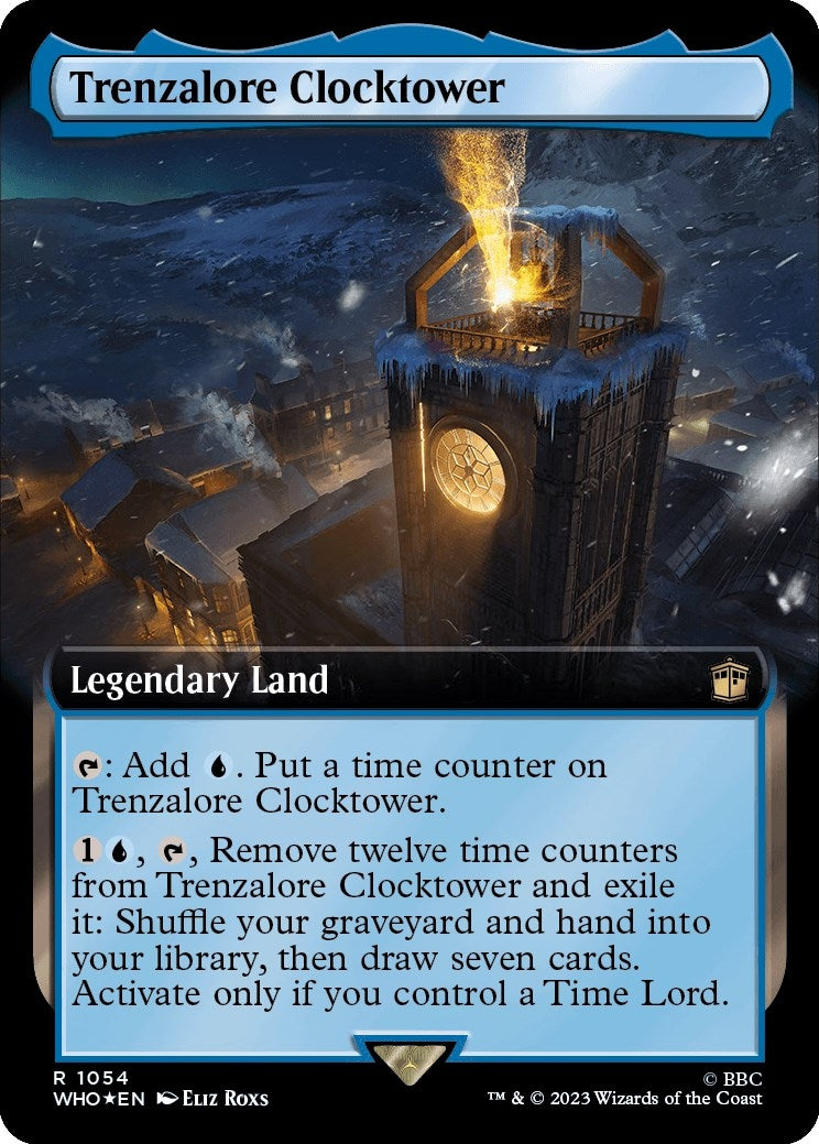 Image for Trenzalore Clocktower (Extended Art) (Surge Foil) (1054) - Magic: The Gathering