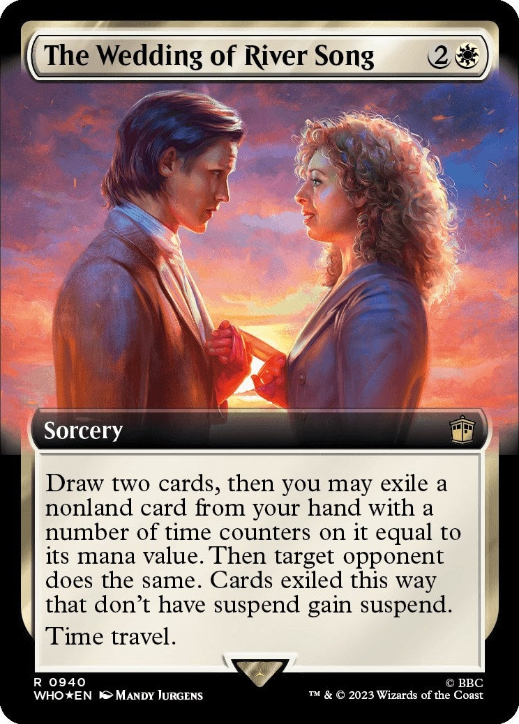 Image for The Wedding of River Song (Extended Art) (Surge Foil) (940) - Magic: The Gathering