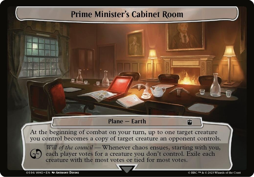 Image for Prime Minister's Cabinet Room (596) - Magic: The Gathering