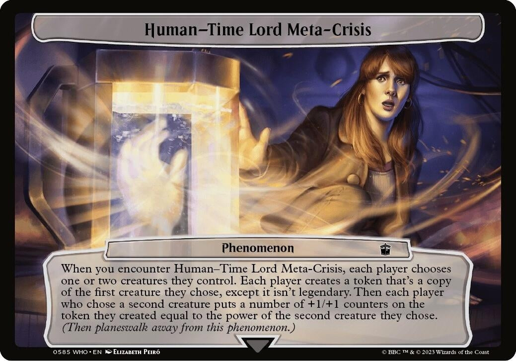 Image for Human-Time Lord Meta-Crisis (585) - Magic: The Gathering