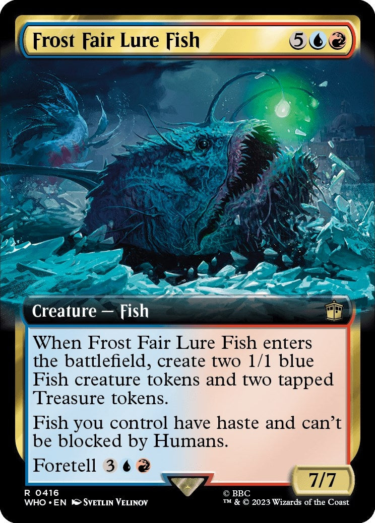 Image for Frost Fair Lure Fish (Extended Art) (416) (WHO) - Magic: The Gathering