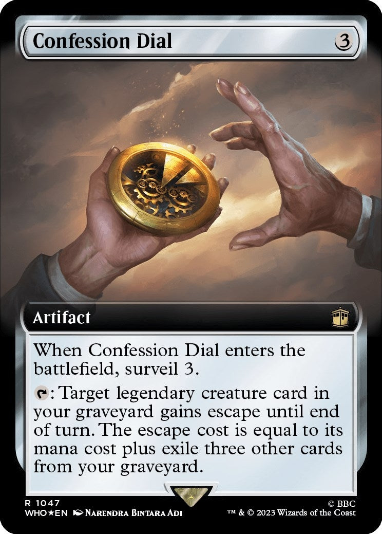 Image for Confession Dial (Extended Art) (Surge Foil) (1047) - Magic: The Gathering