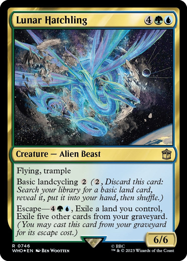 Image for Lunar Hatchling (Surge Foil) (746) - Magic: The Gathering