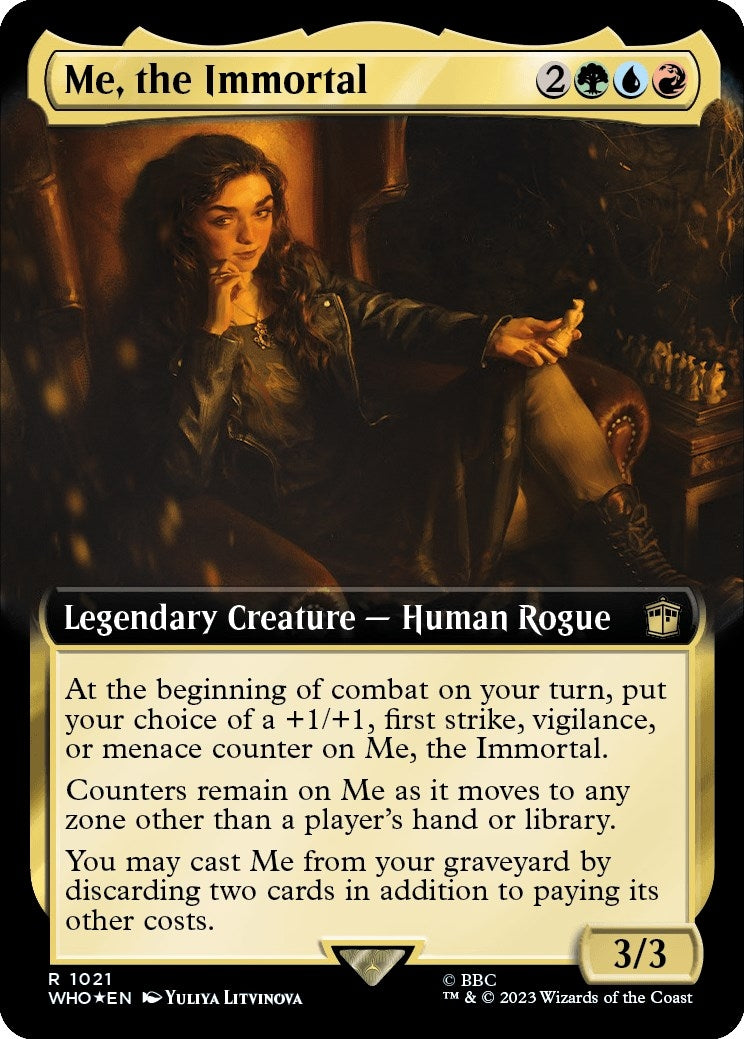 Image for Me, the Immortal (Extended Art) (Surge Foil) (1021) - Magic: The Gathering