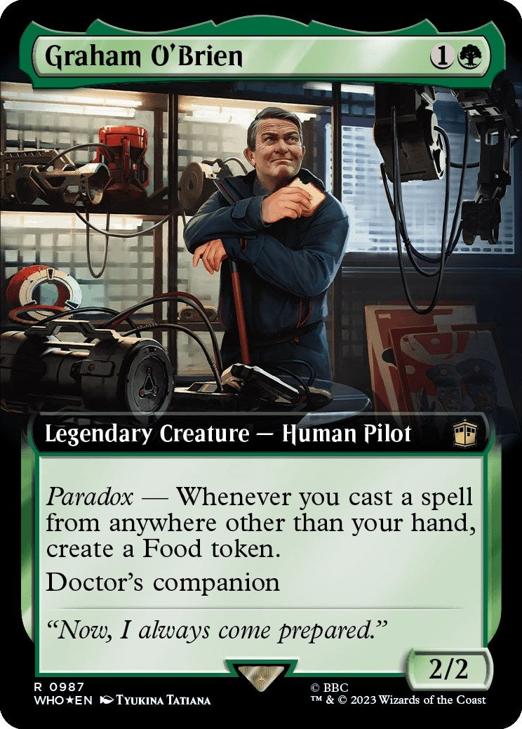 Image for Graham O'Brien (Extended Art) (Surge Foil) (987) - Magic: The Gathering