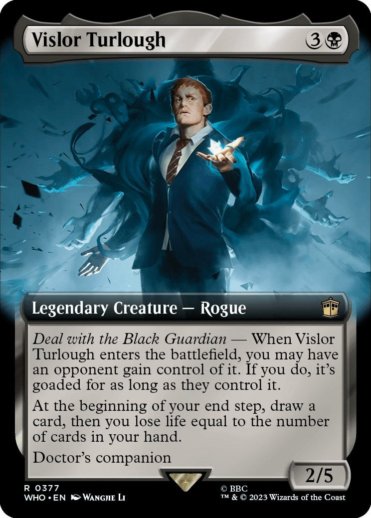 Image for Vislor Turlough (Extended Art) (377) - Magic: The Gathering
