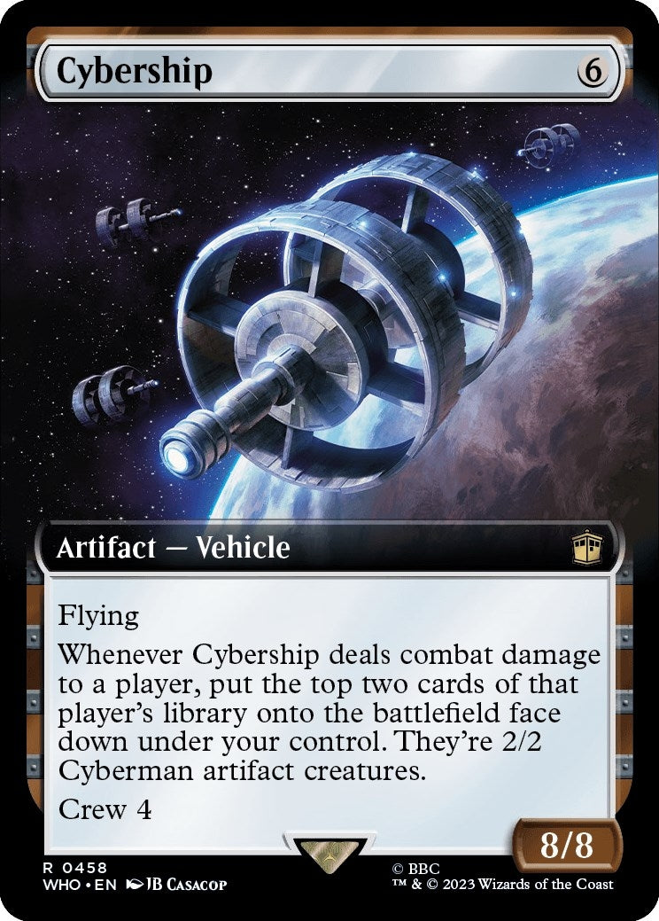 Image for Cybership (Extended Art) (458) - Magic: The Gathering